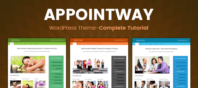 Appointway WordPress Theme - Complete Tutorial