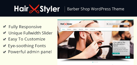 Barber Shop WordPress Theme | InkThemes