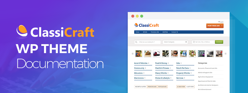 Classicraft WordPress Theme Documentation