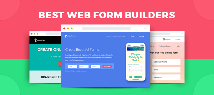 6 Web Form Builders Logical Forms Secured By Recaptcha Inkthemes - 