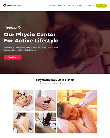 WordPress Physiotherapy Theme