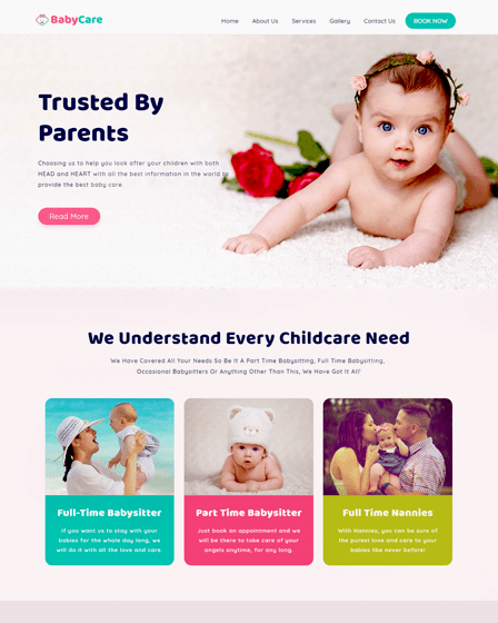 WordPress Child Care Theme